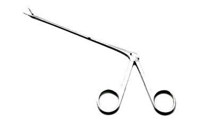 Used Forceps Dissecting Hartmann Crocodile Serrated Jaw 125mm Shaft