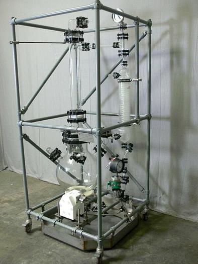 Used Sentinel Process Systems 50 Liter Gas Scrubber with Almatec diaphragm Pump