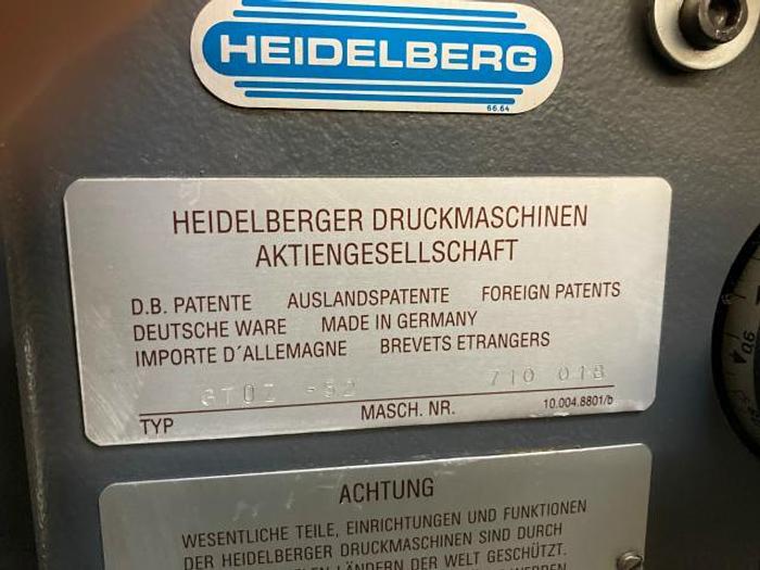 Utilisé 1993 HEIDELBERG GTO 52Z +