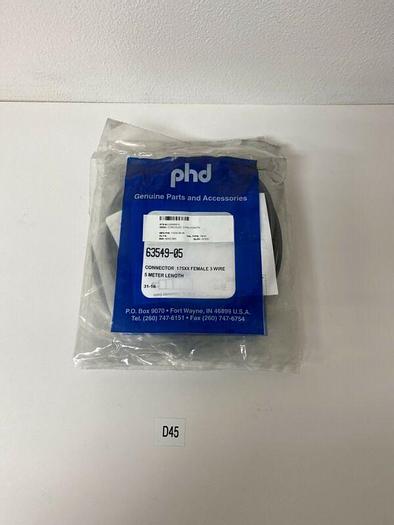 New PHD 17533-00-05 / 63549-05 Connector 175XX Female 3 Wire 5m Length (qty 4)