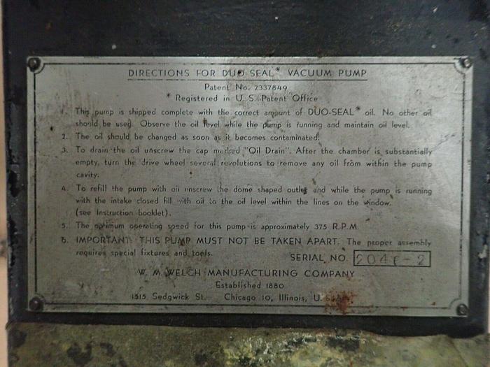 Used Dayton Model 5K453A HP 1/2 No. KS60CXCAR-2069 Capacitor Star A.C Motor