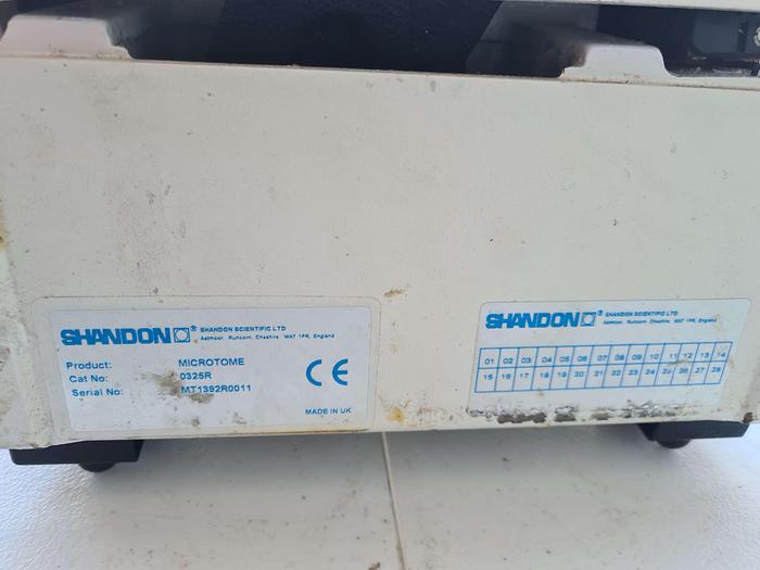Used Shandon Retraction Microtome AS325
