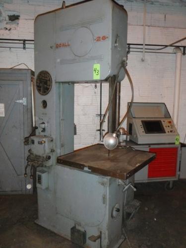 Used 26" DoAll Model V26 Band Saw; S/N 2648-2049