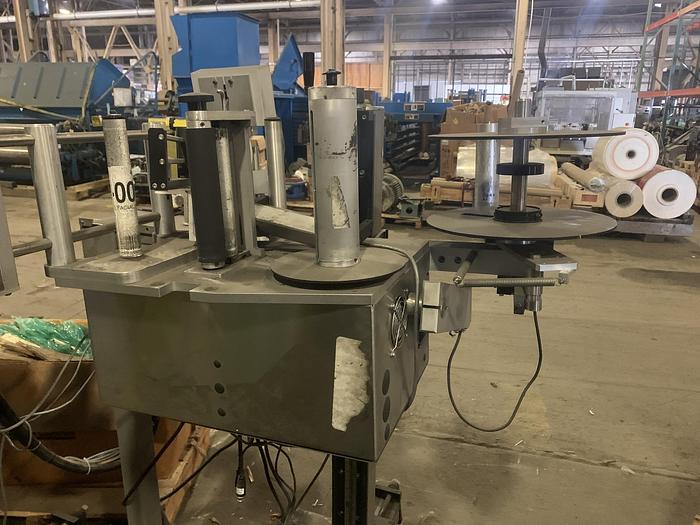Used LABEL-AIR INC. LABEL APPLICATOR