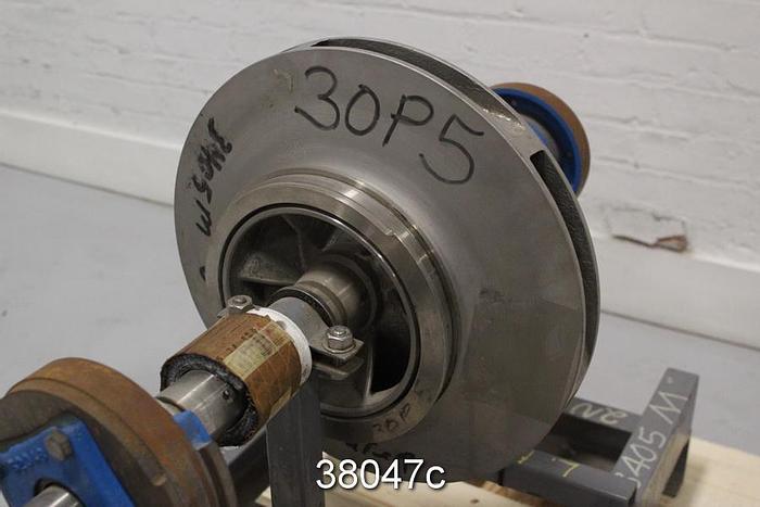 Used Goulds 3405 M 6x8x14 Pump Rotating Assembly, 6-Vane, 14.5" Diameter #38047