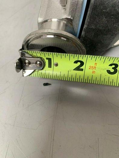 Used ITT Pure-FLO 1-316L-RA25MAX-CWP150 Diaphragm Valve  w/ 1" Sanitary Fittings