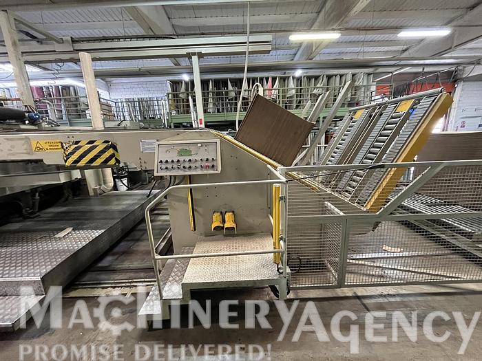 Used 1995 Curioni RDC 1676X2400 Rotary Die cutter 3 Flexo