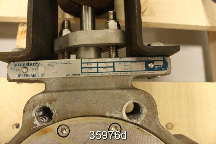 Used Neles Jamesbury 4 815L TT 3600MT 4" Hand Operated Butterfly Valve #35976