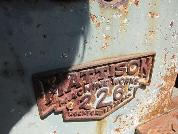 Used 6" x 12" Mattison Model 226 4-Head Moulder