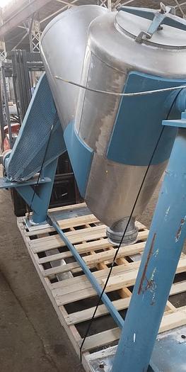 Used 20 cuft Patterson Kelley Twin Shell Blender SS