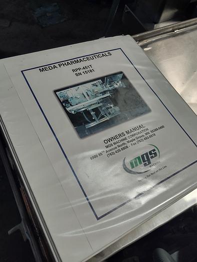 Used MGS Machine model Rpp-451t Dose Cup Placer
