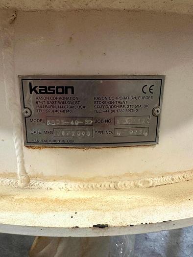 Used KASON KBDS-40-SS SIFTER bag dump unit Stainless