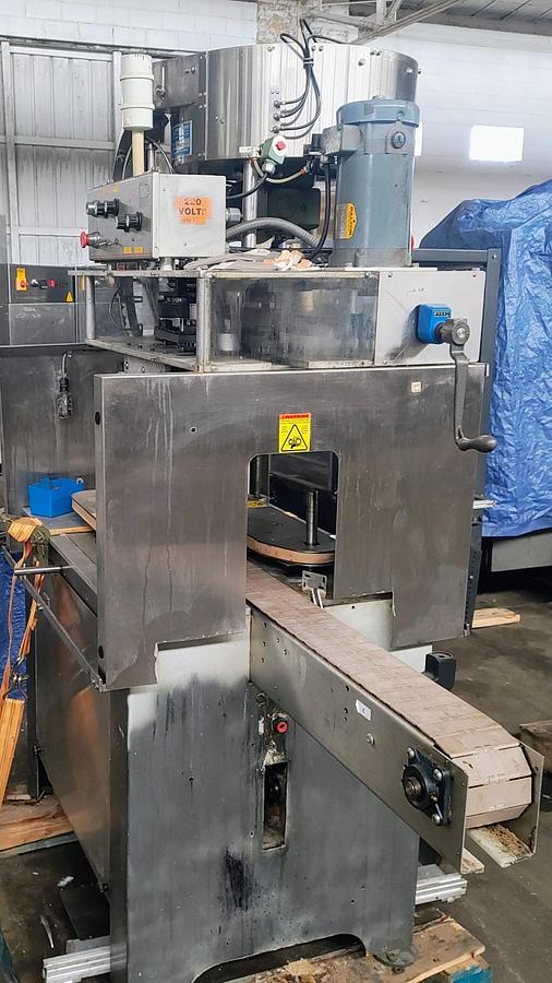 Used Kaps All MDL A capper with rotary feeder