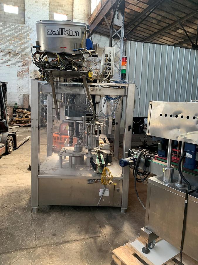 Used Zalkin 5 head rotary capper