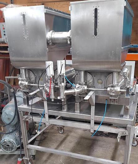 Used 4 Piston Gallon Piston fillers - Stainless Food grad