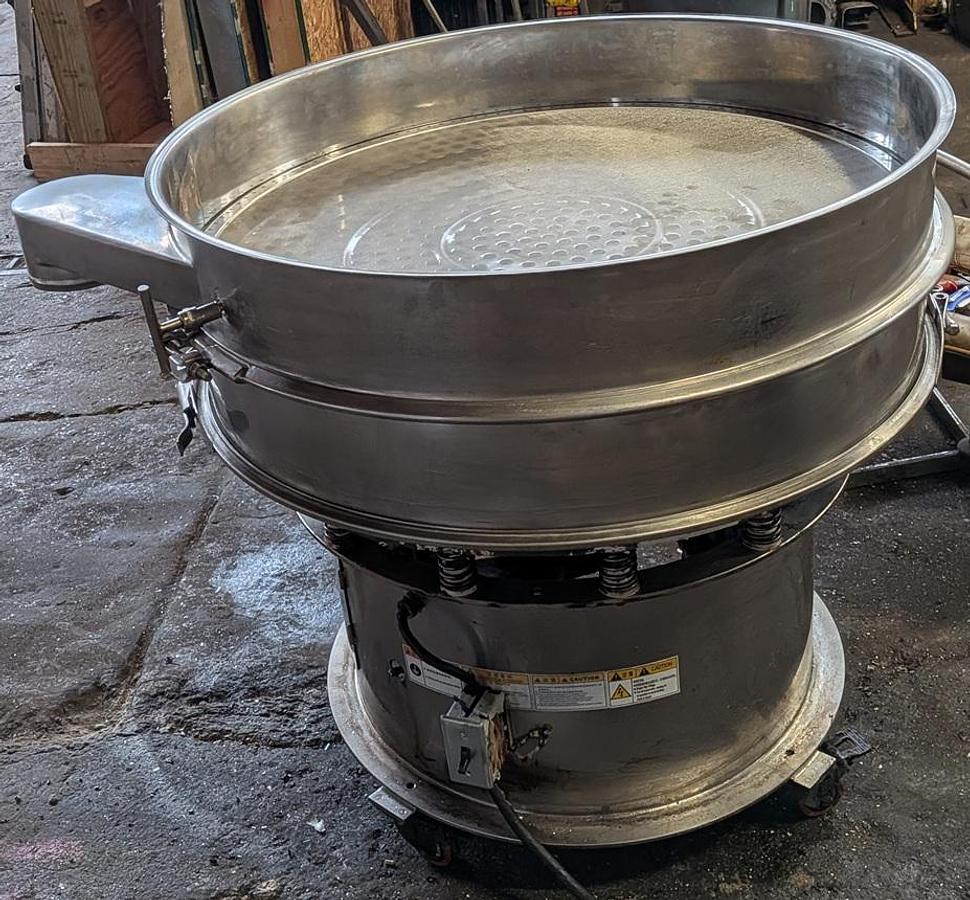 Used 40 diameter Stainless 2 deck sifter with 2 separations
