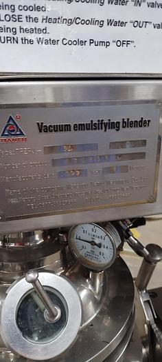 Used Tranfu Lab Sized Vacuum Emulsifier