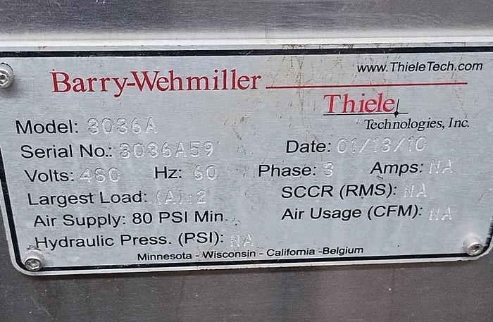 Used Safeline Metal Detector  11 x 26 " aperture