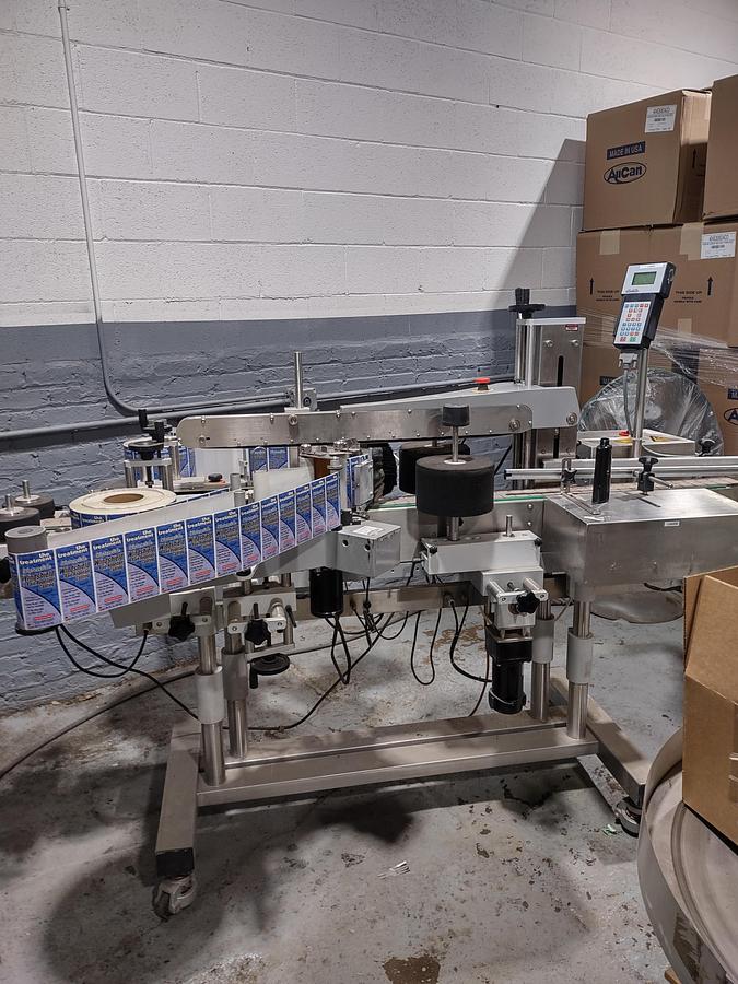 Used CVC 430 Labeler  front, back and wrap