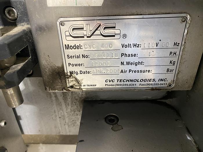 Used CVC 430 Front Back and wrap labeler