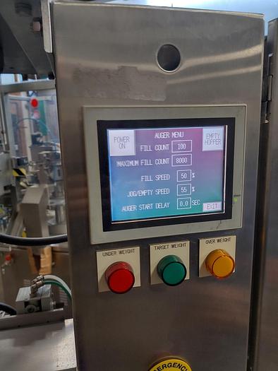 Used Per-Fil Single Head Auger Filler, Model MF-LF