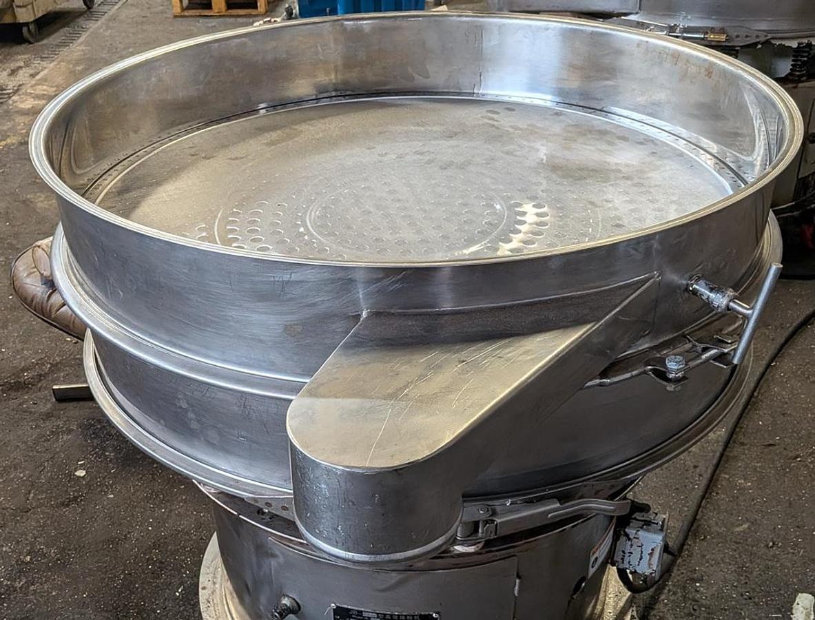 Used 40 diameter Stainless 2 deck sifter with 2 separations