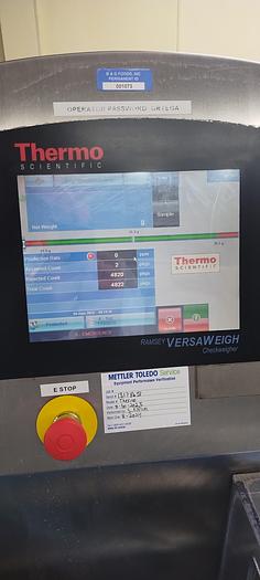 Used ThermoScientific belted Checkweigher - 2017