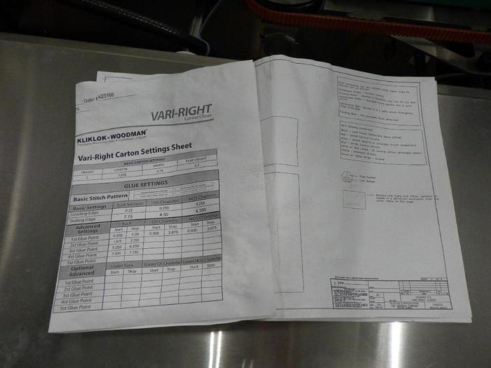 Used Kliklok 2015 Vari Right Tri Closer Sealer