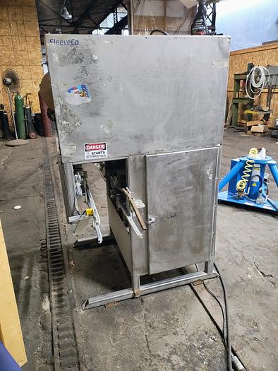 Used Sleeevco SL -18  Automatic bottle sleever