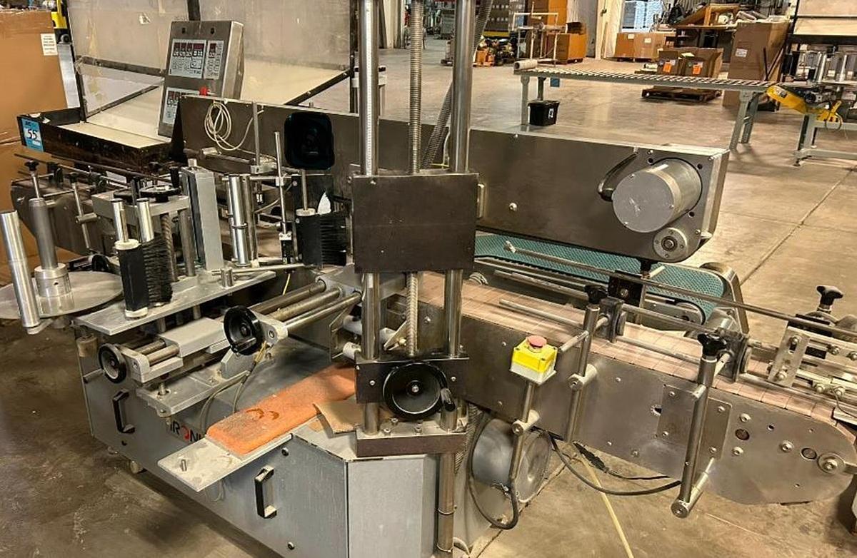 Used Tronics Front and Back  and Vacuum Belt Wrap Labeler