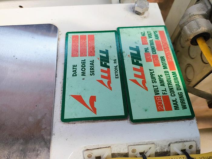 Used All Fill B-350E Auger filler on stand - 2017