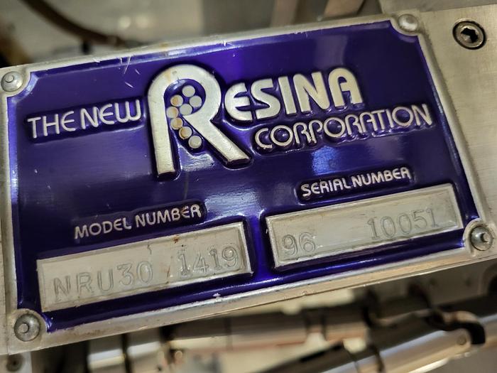 Used Resin NRU-30 6 quill capper SS