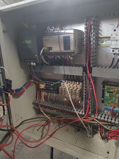 Used JDA 6 head Gravity Filler with indexing conveyor SS m220.6