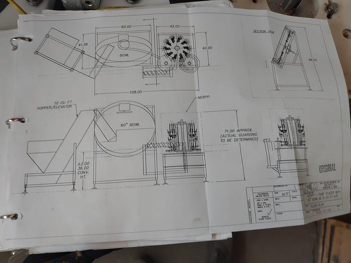 Used NEM New England Machinery  Pump sorter and inserter