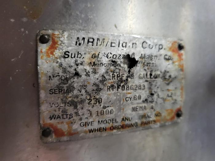 Used MRM RP8 - Gallon  piston filler with spare quart pistons