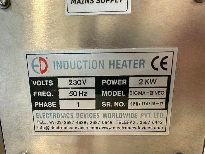 Used Sigma 2 NEO induction sealer 2kw