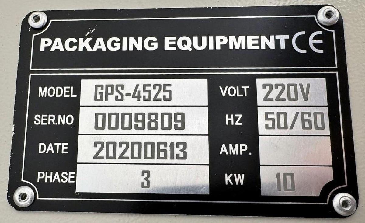 Used Packaging Equipment Automatic  L-Bar Sealer with Tunnel   model GPL-4535