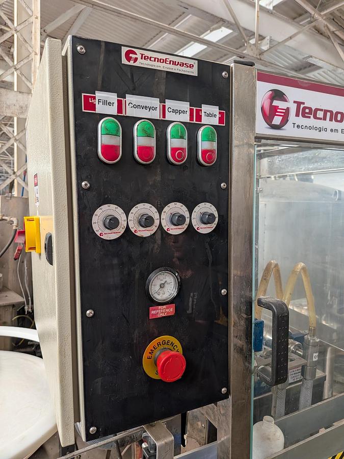 Used TechnoEnvase Twin piston filling line