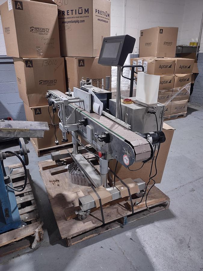 Refurbished CVC  300II pressure sensitive wrap labeler