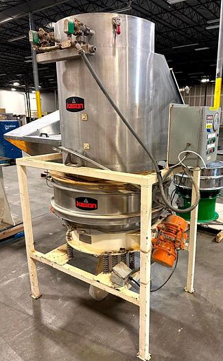 Used KASON KBDS-40-SS SIFTER bag dump unit Stainless
