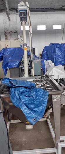 Used Flexicon 4" auger feeder Stainless