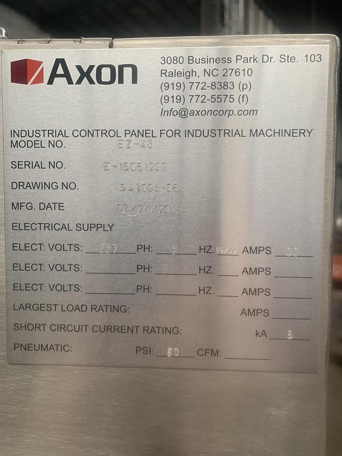 Used Axon Shrink tunnel - unused