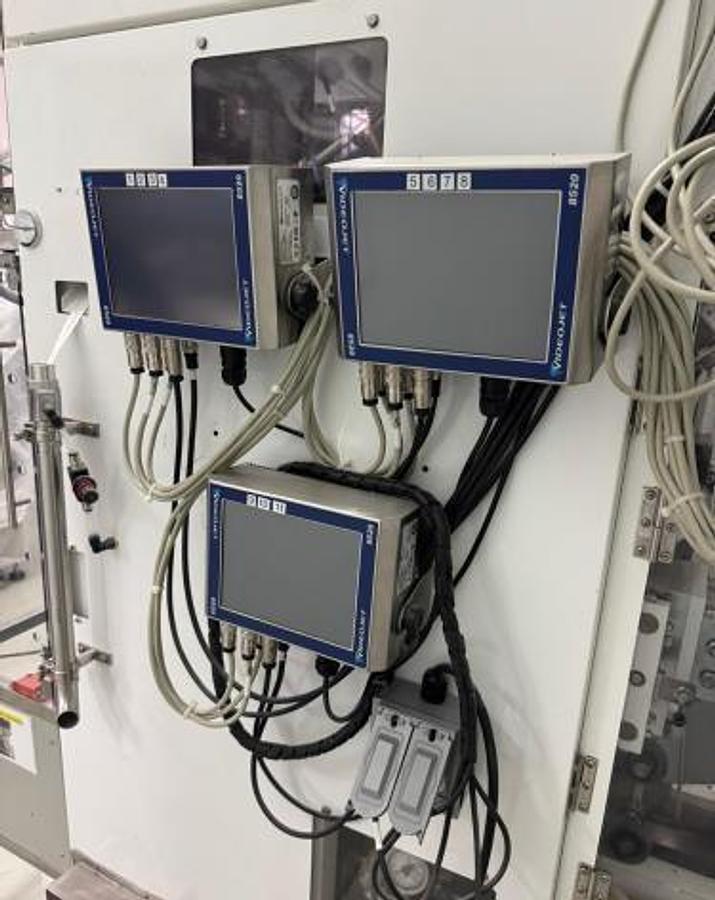 Used Sanko Model FC-1000 Stick Pack Vertical Form Fill Seal machine with Volumetric Feeder