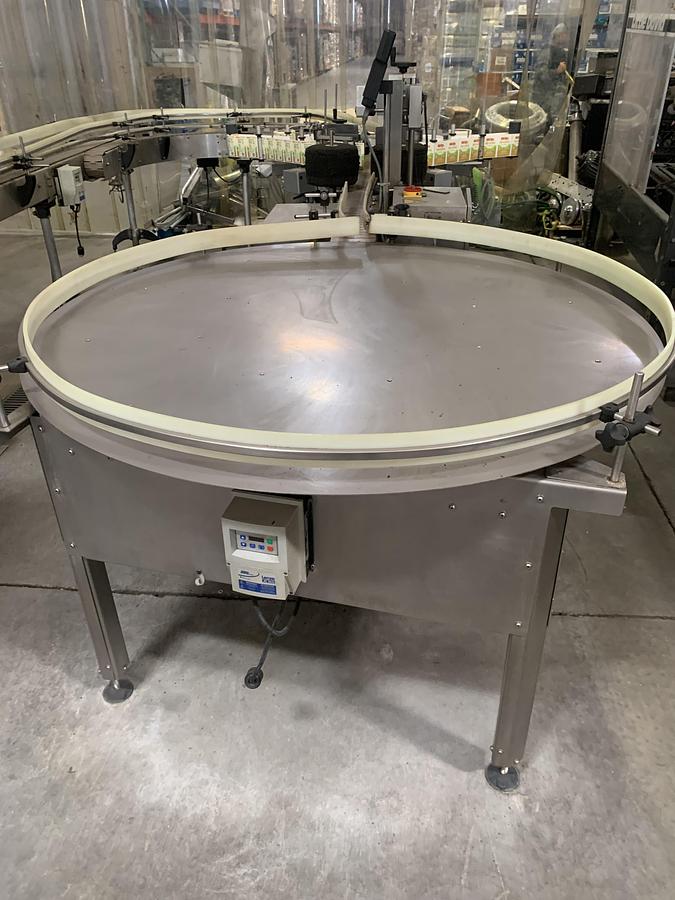 Used 60" Dia Turntable accumulator