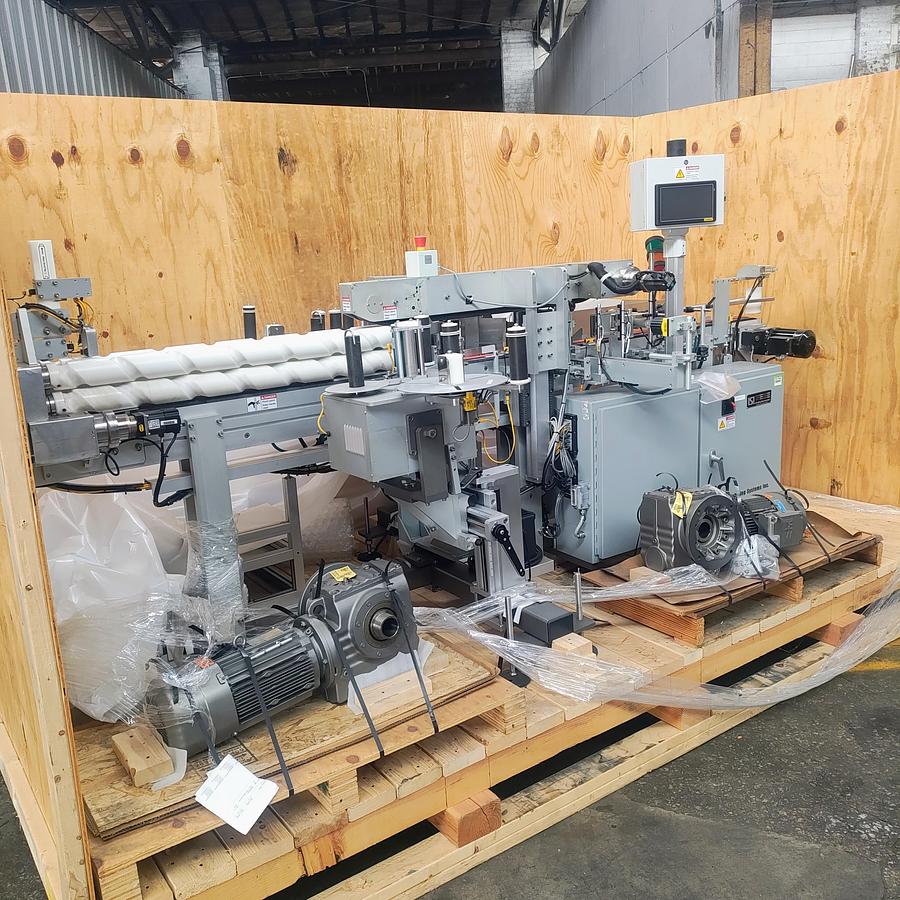 Used LSI Front and Back Labeler with integrated hold down