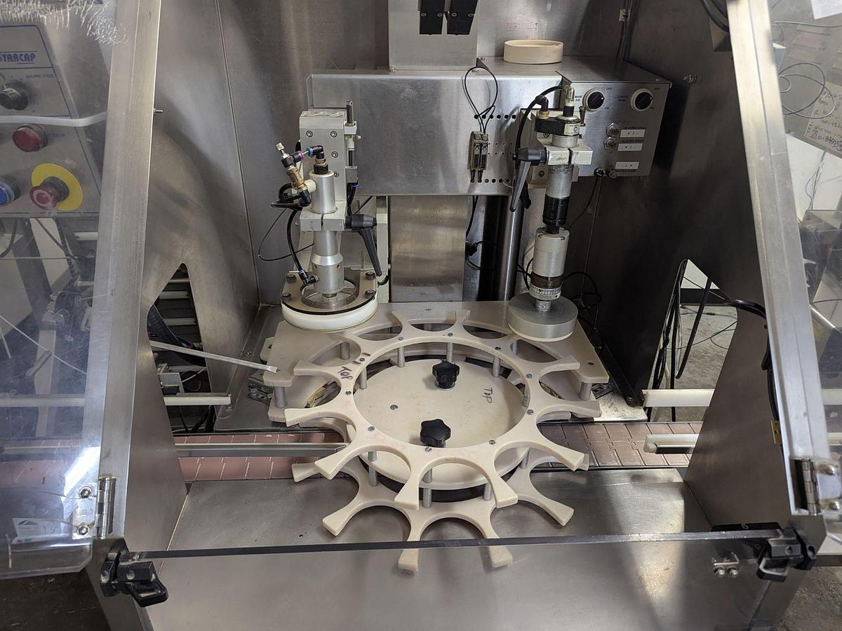 Used Kalish StarCap Automatic Chuck Capper.