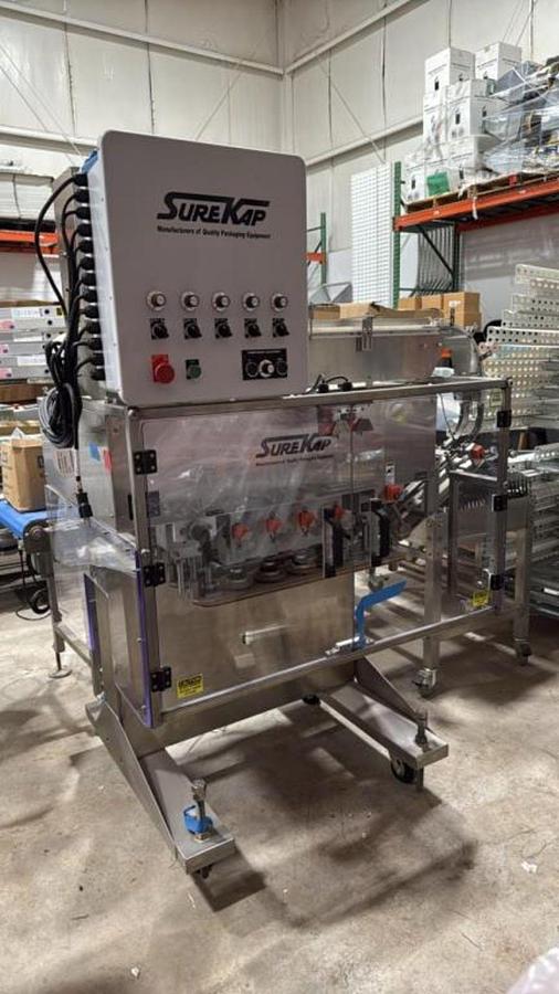 Used SureKap Model SK8000-BF6-70 Automatic Spindle Capper