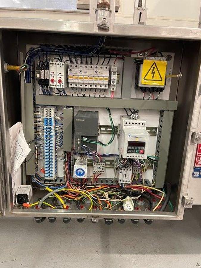 Used ADCO 15D-105 Stainless Hand Load cartoner , 12" centers