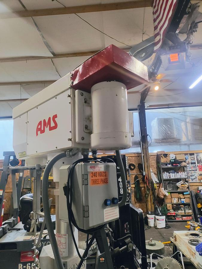 Used AMS  #A100-auger filler with foot pedal control