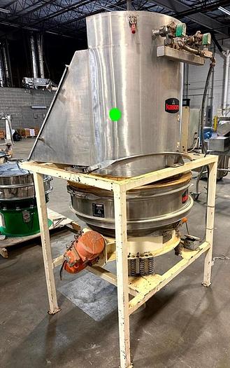 Used KASON KBDS-40-SS SIFTER bag dump unit Stainless
